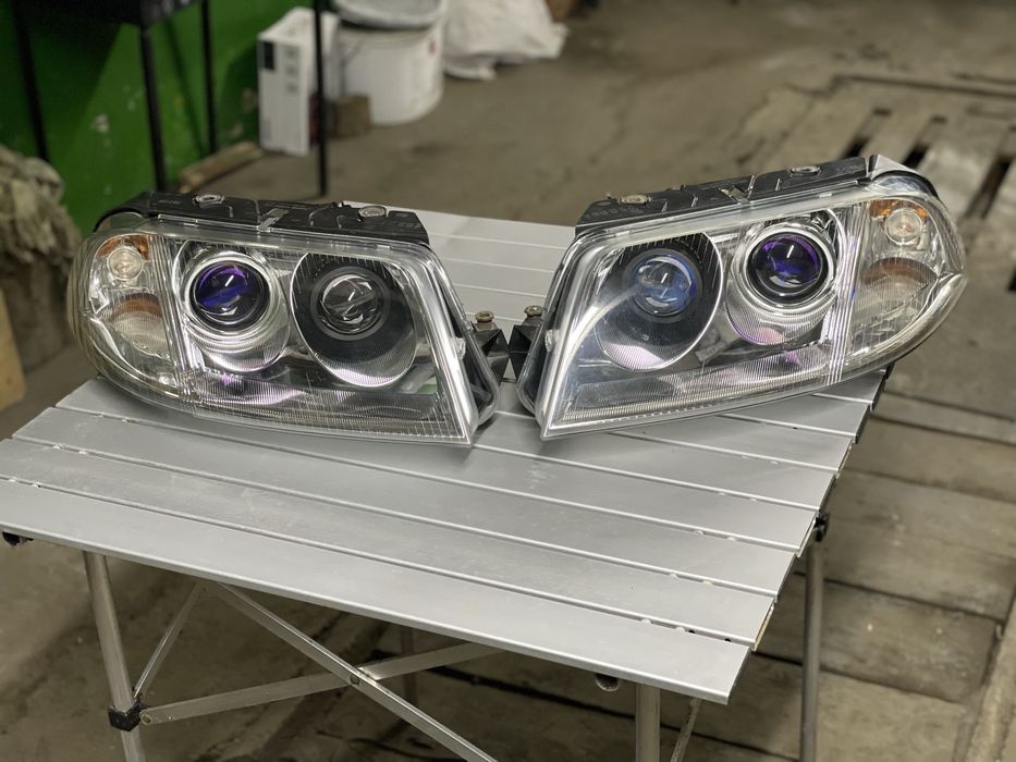 Переобладані/Тюнінговані Biled фари Passat b5+/Покращення світла