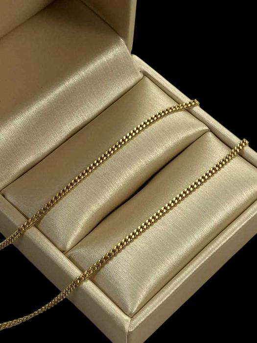 Złoty łańcuszek pancerka p750 dł 50cm