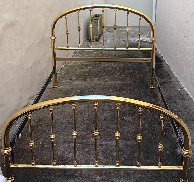 Cama de casal em Latão 190X140