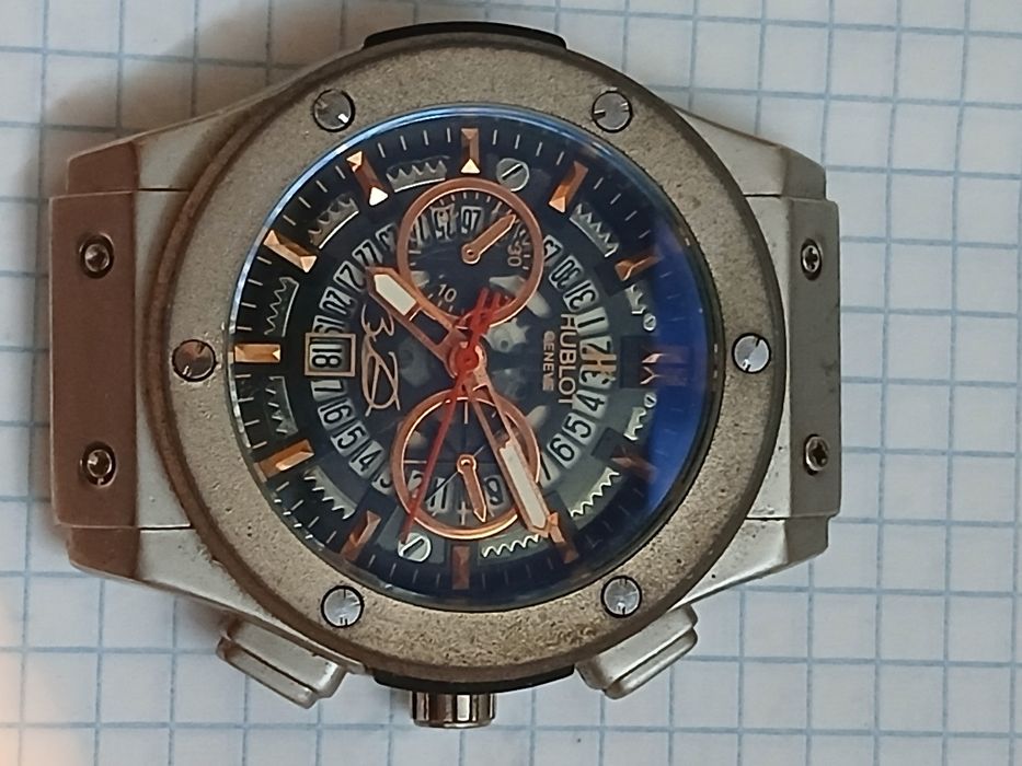 Винтажные редкие часы HUBLOT