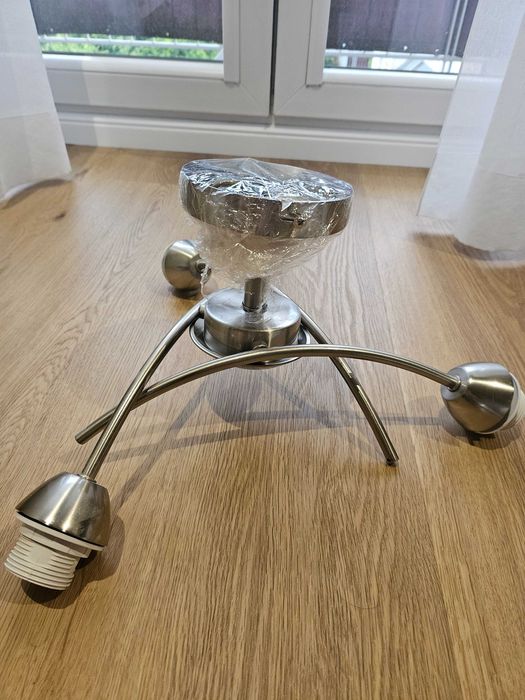 Lampa sufitowa wisząca Activejet NIKITA 3xE27 nikiel klasyczny