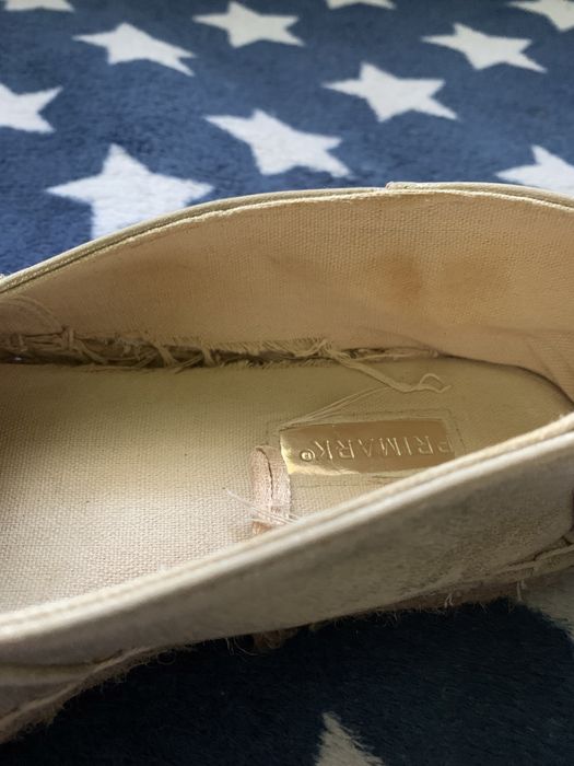 Espadryle złote baleriny