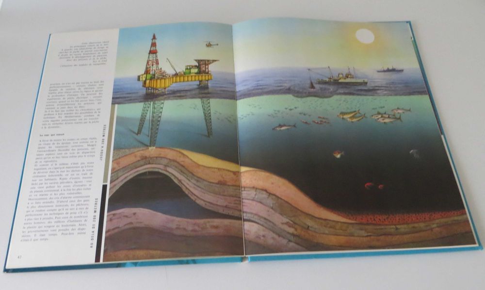 Livro "La Mer - D´aujourd´hui a Demain" Francês -1975 Editora Hachette