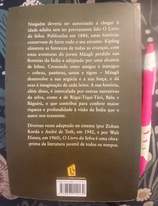 O Livro da Selva de Rudyard Kipling