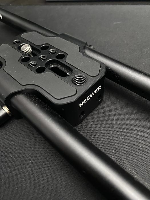 Placa Base Neewer + SMALLRIG 15 mm Rod 2 peças 30 cm
