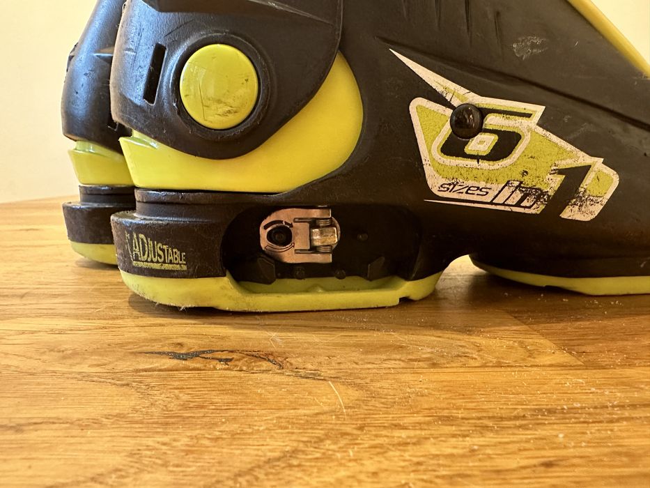 Buty narciarskie roces idea up 6 in 1 16.0-18.5 black-lime