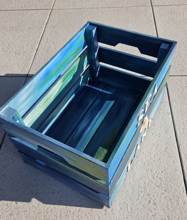 Skrzynka marine w stylu hampton cottage