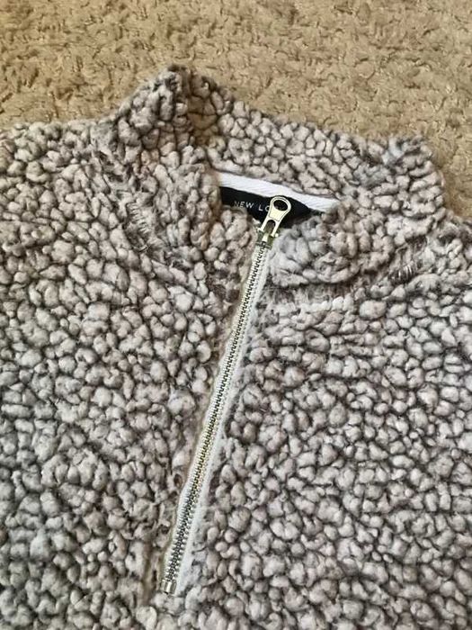 Bluza New Look ciepła baranek polar  boucle jesień zima M 38
