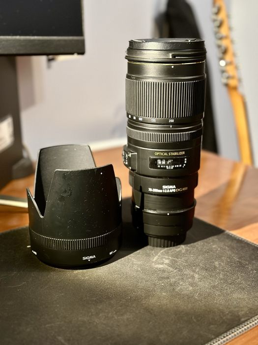 Lente Sigma 70-200mm f/2.8 DG HSM — encaixe Canon EF