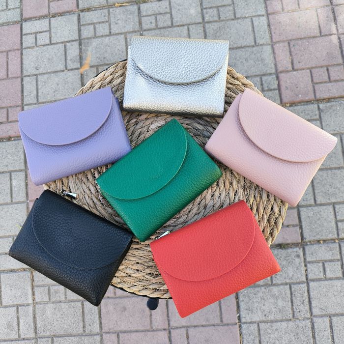 Гаманець жіночий Saralyn кошелек женский маленький черный красный