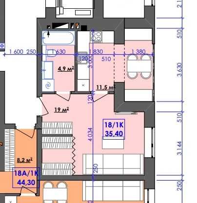 ТОП-ціна! Продається 1 к.квартира в розтермінування! Акція - 5%