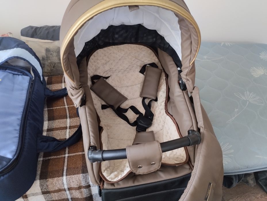 Візочок 2в1 Adamex Rimini/ Стільчик для годування Chicco Polly та інше