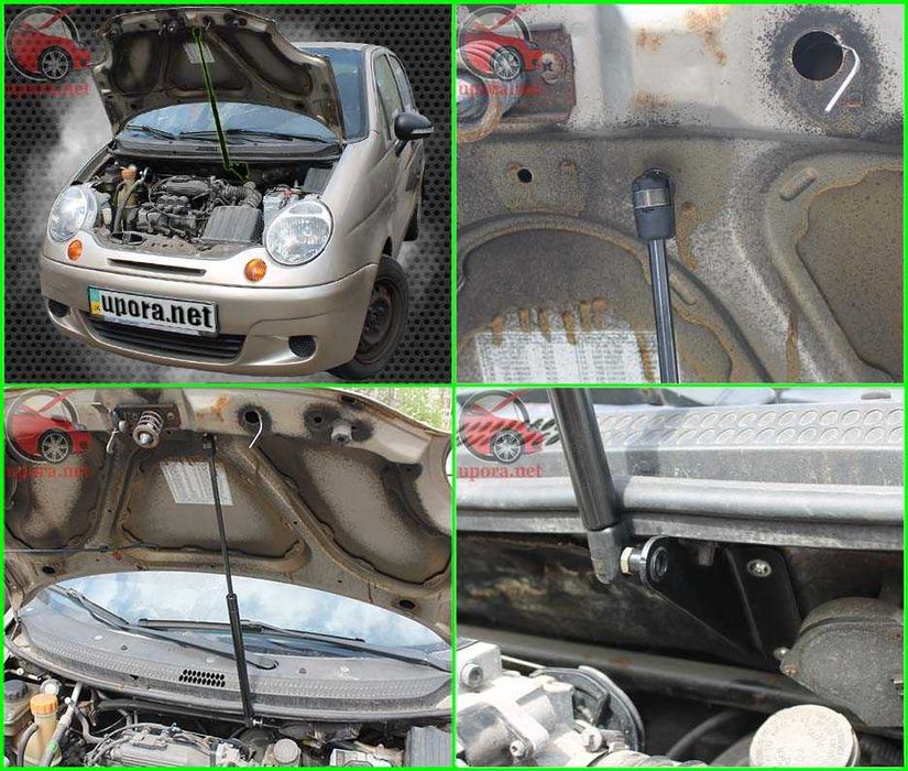 Газовый упор / Амортизатор капота Daewoo ZAZ Lanos Sens Matiz Nubira