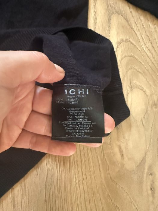 Czarny klasyczny damski Golf ICHI S