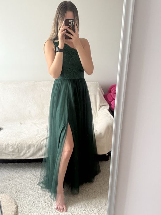 Suknia wieczorowa elegancka sukienka suknia balowa na wesele