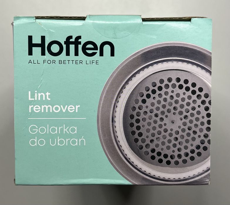 Golarka do ubrań Hoffen bezprzewodowa LED USB-C beżowa