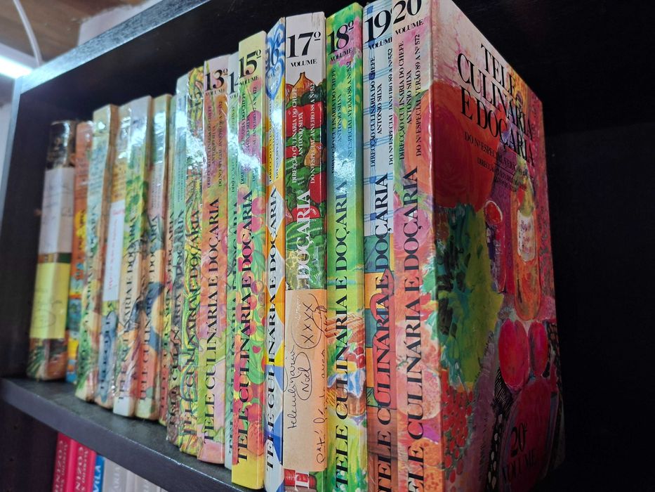 Teleculinária e doçaria - Fascículos nas suas capas - 21 volumes por Chefe António Silva