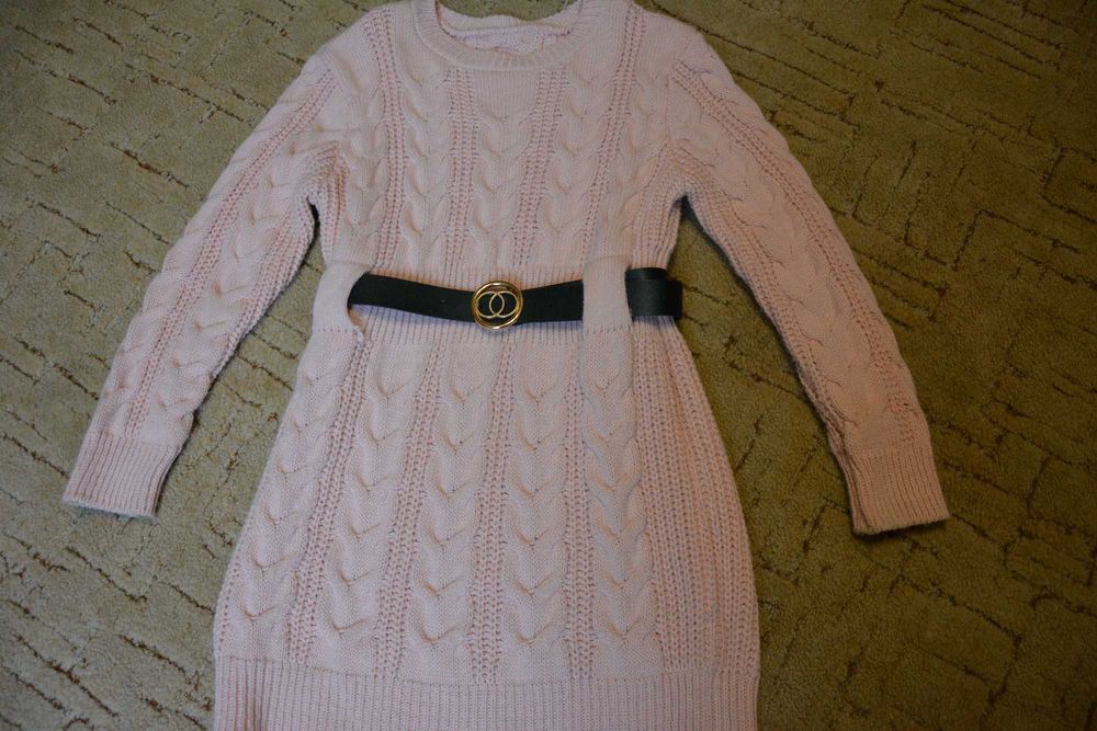 Sukienko tunika dla dziewczynki róż