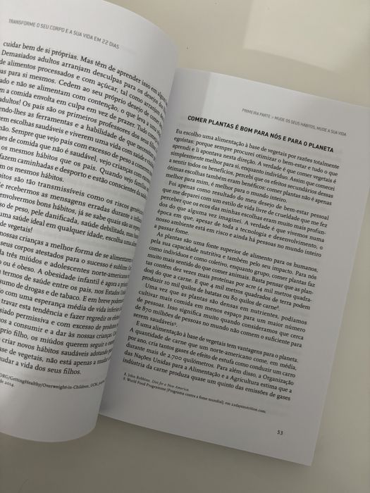 Livro “Transforme o seu corpo e a sua vida em 22 dias”
