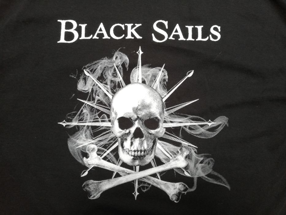Koszulka black sails piraci XL żeglarska