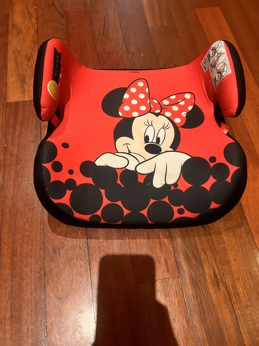Banco Elevatório Auto Minnie Mouse Disney – Como Novo