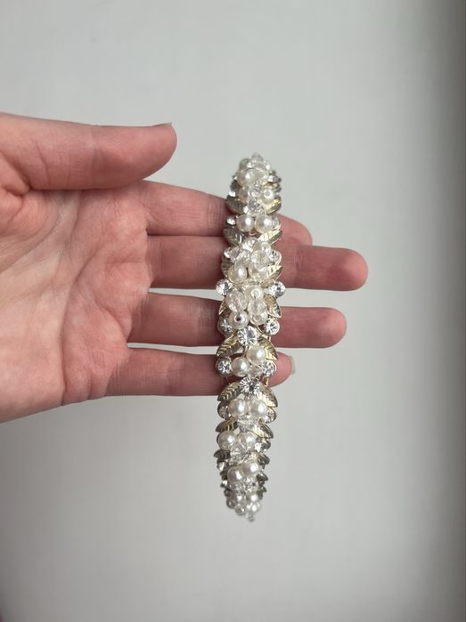 Весільна діадема, обруч, прикраса на голову