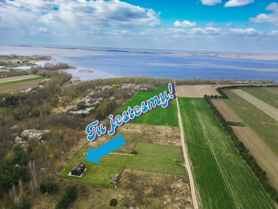 DOMek na odludziu nad jeziorem JEZIORSKO na wynajem, bliźniak