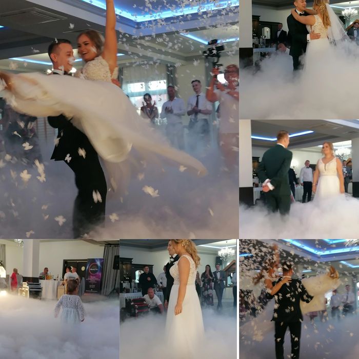 Fotolustro,  ciężki dym, LOVE, serce, balony