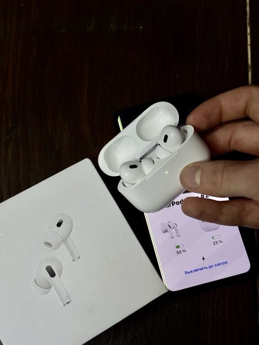 Навушники Apple AirPods Pro 2 з ANC, iPhone Android,Type-C, + Чохол