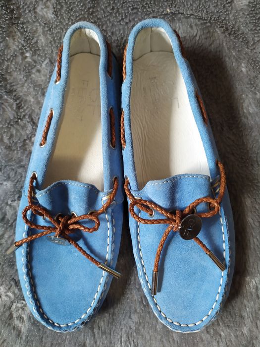 Мокасины кожаные