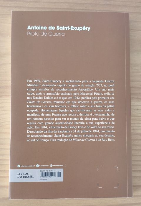 Piloto de Guerra por Antoine de Saint-Exupéry [Portes Grátis]