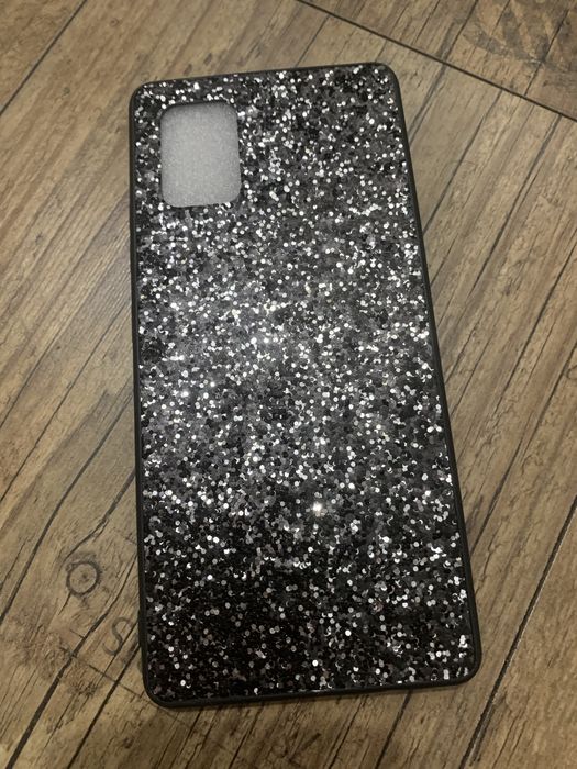 Nowe etui samsung a71 5g brokatowe błyszczące