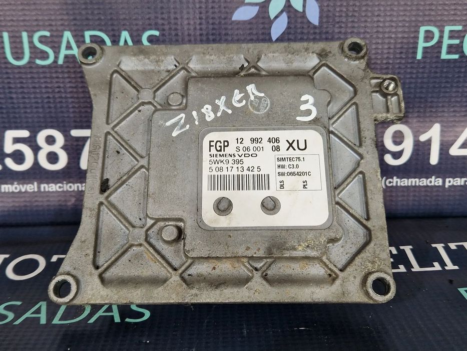 Centralina usada SIEMENS 5WK9 395 OPEL ASTRA H 1.8 Z18XER