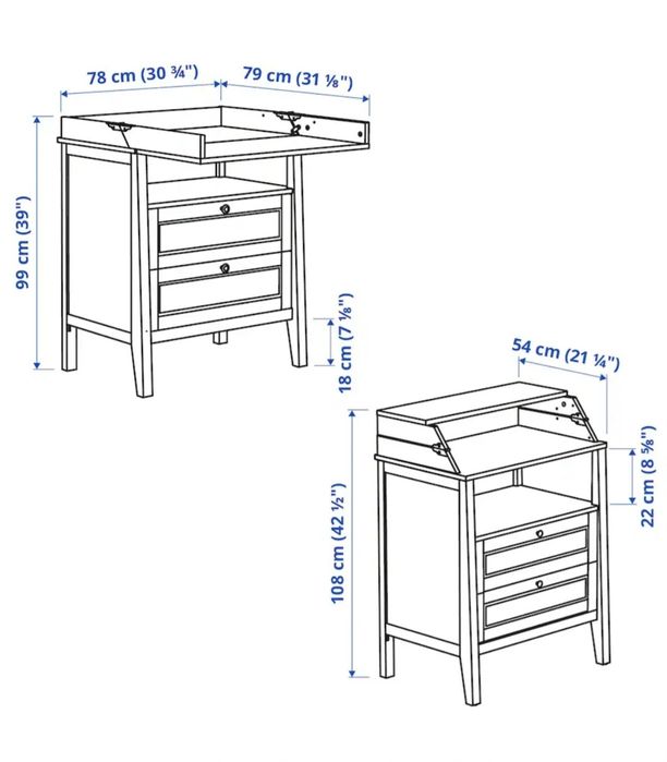 Trocador - Fraldário NOVO (ikea)