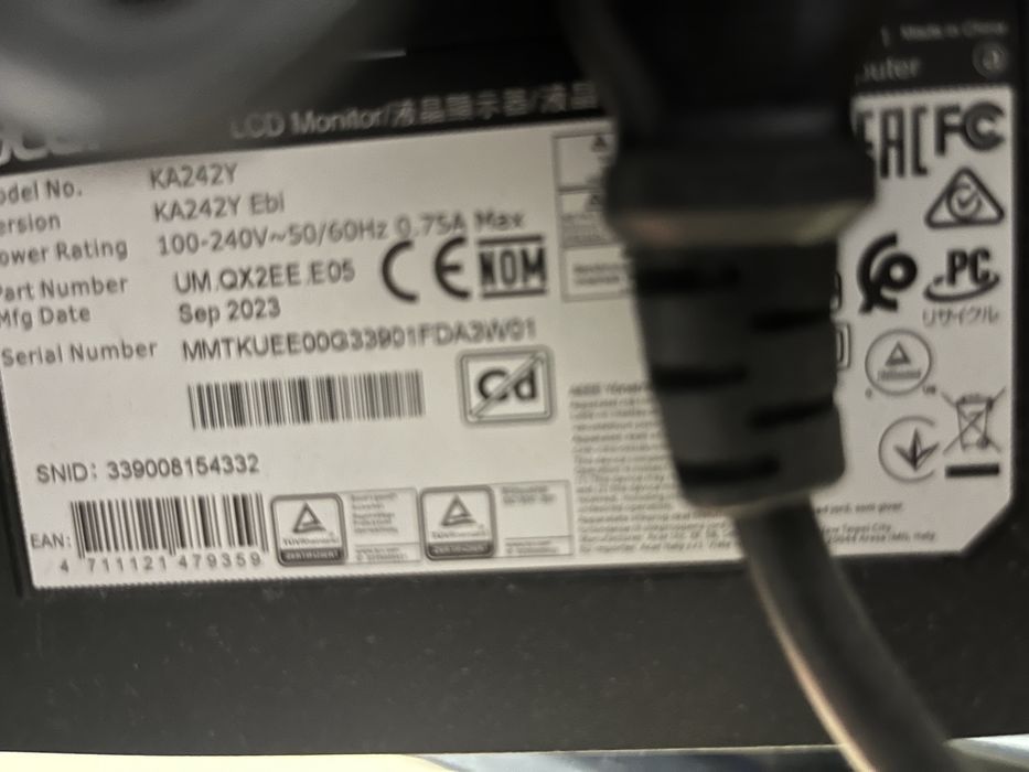 Komputer gamingowy plus  monitor