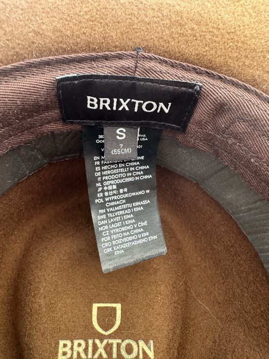 Капелюх Brixton Gold Wool Felt Cowboy  S (56см)