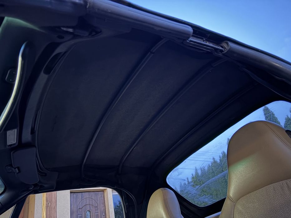 Dach miekki elektryczny bmw z3 e36 cabrio elektryczny elektrycznie skladany czarny kpl