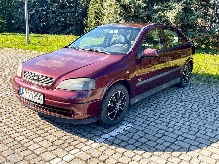 Opel Astra G liftback 2003, 1.6 + LPG, dwa komplety opon, Faktura VAT