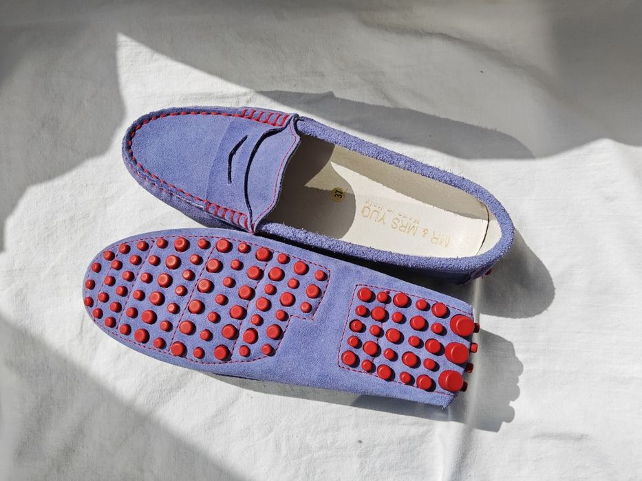 MR & MRS YOU: нові замшеві мокасини, розмір 37