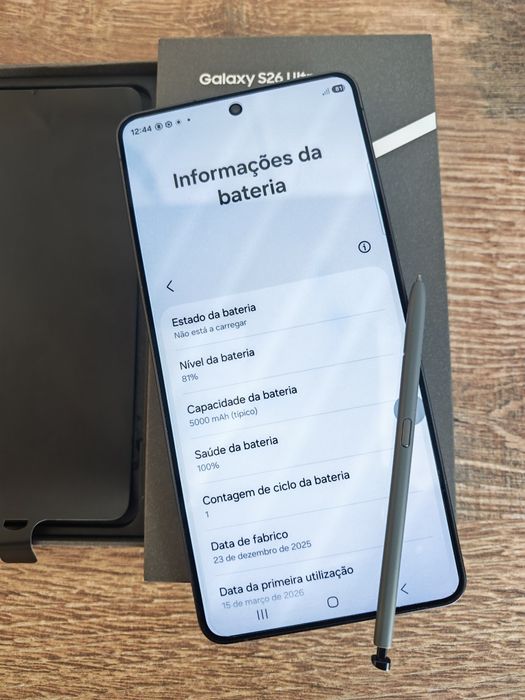 Samsung S26 Ultra 6.9" 12GB/256GB Preto Seminovo C/Garantia Aceito Ret