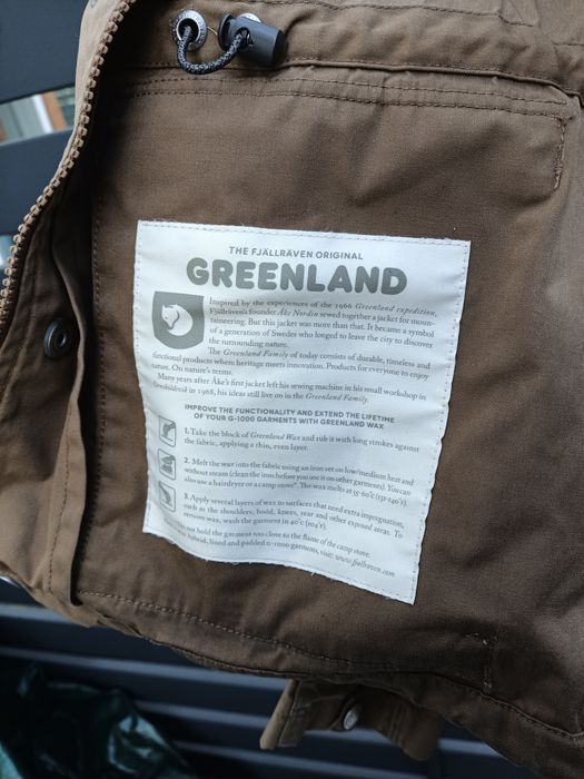 Fjallraven Greenland wax jacket men's