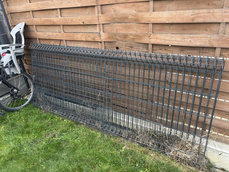 4x Panel ogrodzeniowy 3D 250x105