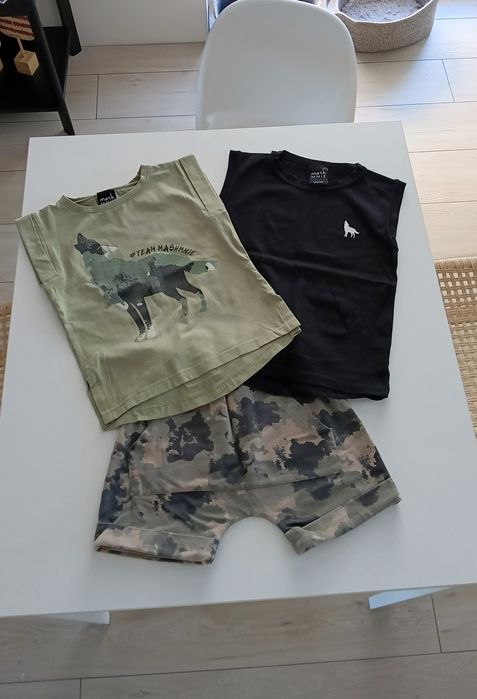 Komplet 3pak MashMnie 104 110 czarny khaki