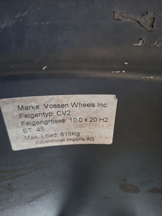 Vossen 5x112 66.6 4szt 10' i 10.5'