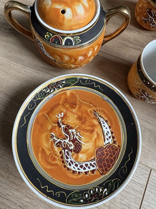 Zestaw Japońskiej porcelany