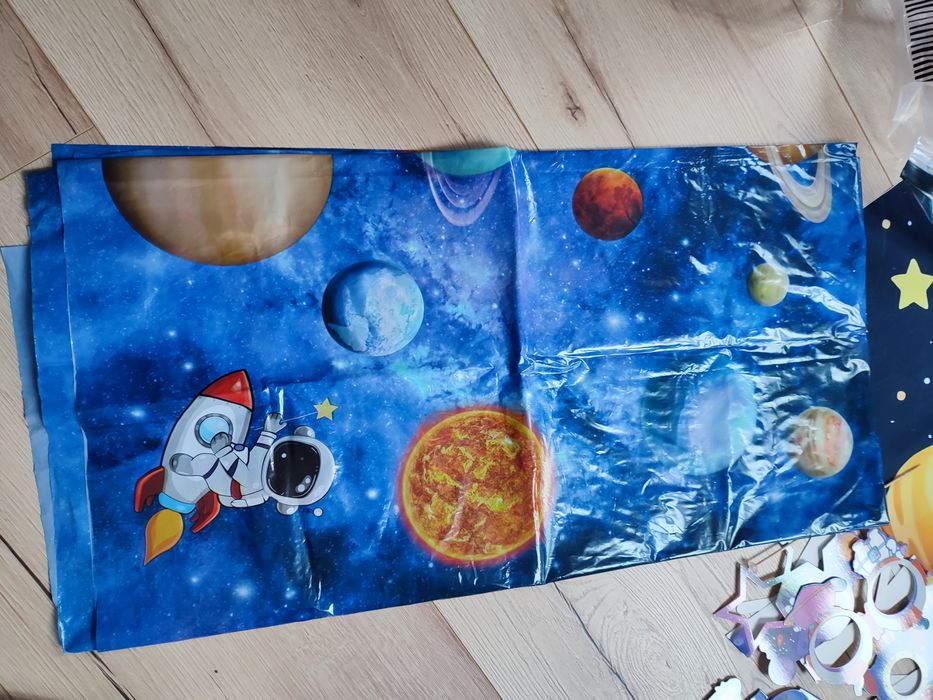 Kosmiczna impreza-banery +akcesoria