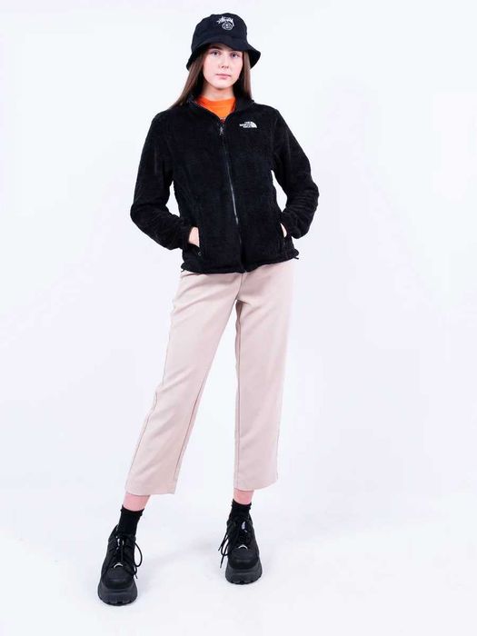 The North Face Teddy Fleece Jacket Womens Sherpa - Black