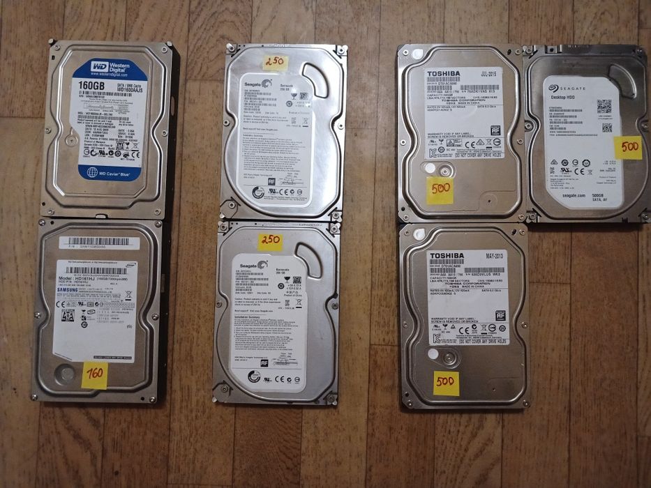 Жесткий диск HDD 3,5 sata toshiba, seagate, wd, Hitachi, samsung