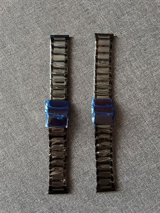 Ремінець 22 мм з нержавіючої сталі та ремінець з вуглецевого волокна