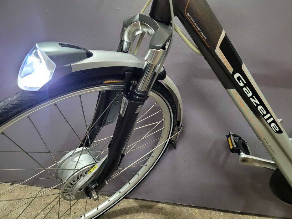 Rower elektryczny GAZELLE ORANGE EXCELLENT 1700 KM 36V Męski 57cm